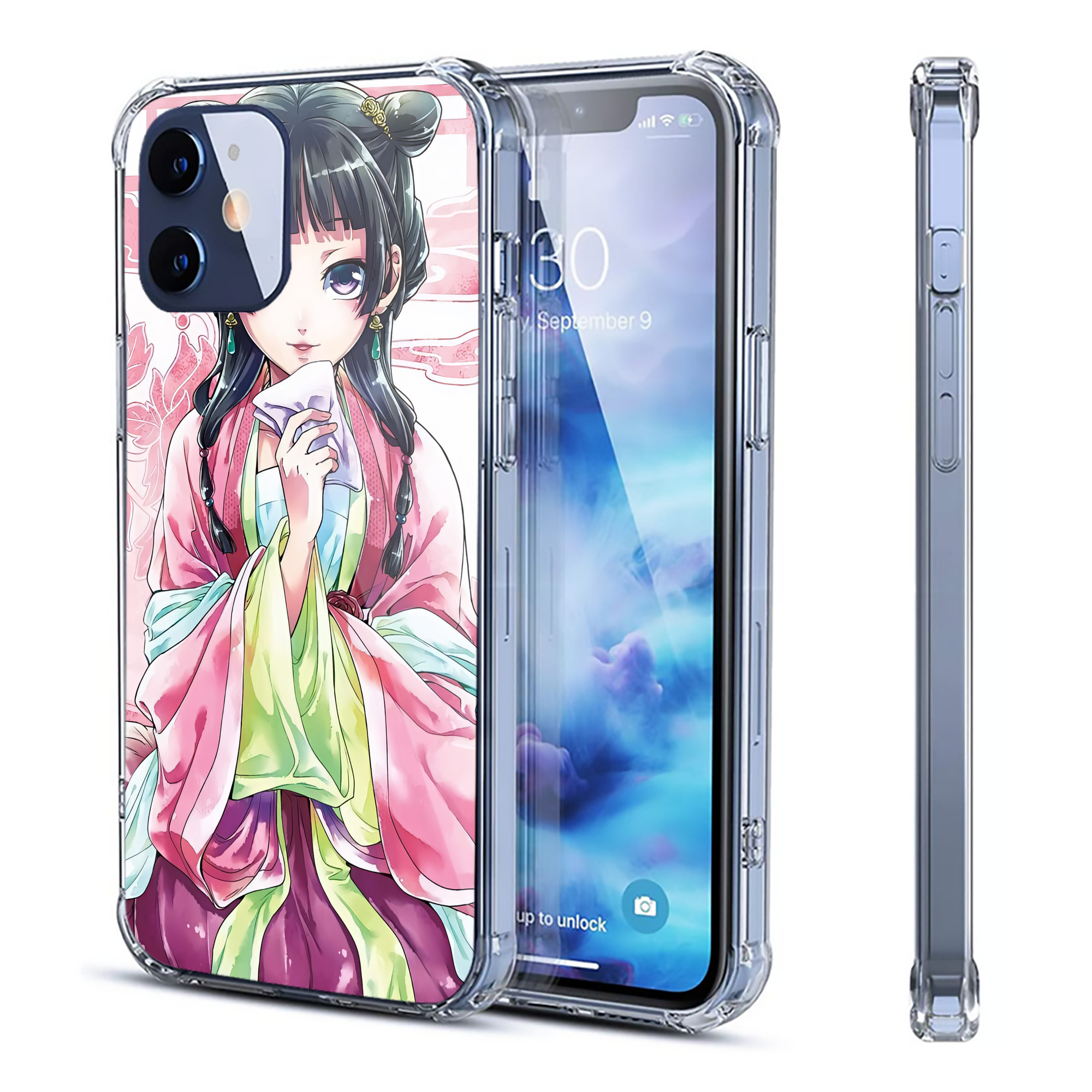 （画像用） 薬屋のひとりごと The Apothecary Diaries 【iPhone 12シリーズ対応】透明スマホケース（クリアソフトケース）